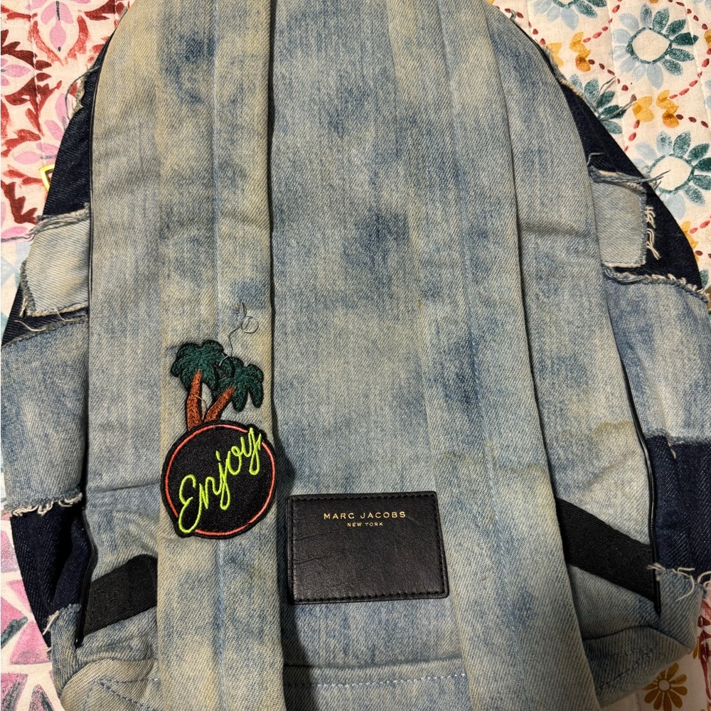 Marc Jacobs Paradise Patchwork Denim Backpack - image 4